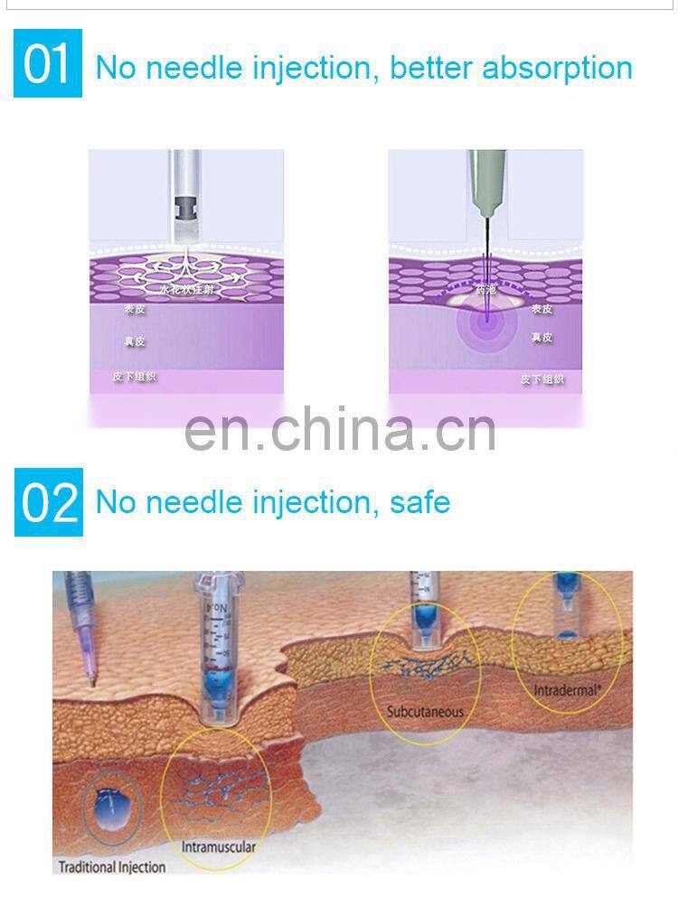Painless High Pressure Hyaluronic Acid Injector Mesotherapy Gun