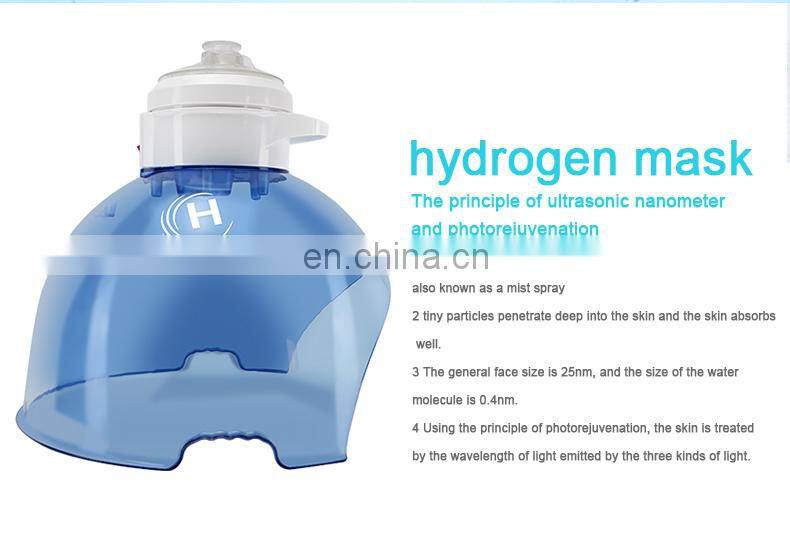 2018 newest arrival H2 O2 jet machine whitening facial beauty oxygen mask tightening whitening skin