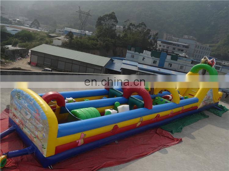 New Commercial Hot Sale 0.55mm Pvc Inflatable Obstacle Course,boot Camp Inflatable Obstacle Course,inflatable Pool Obstacle