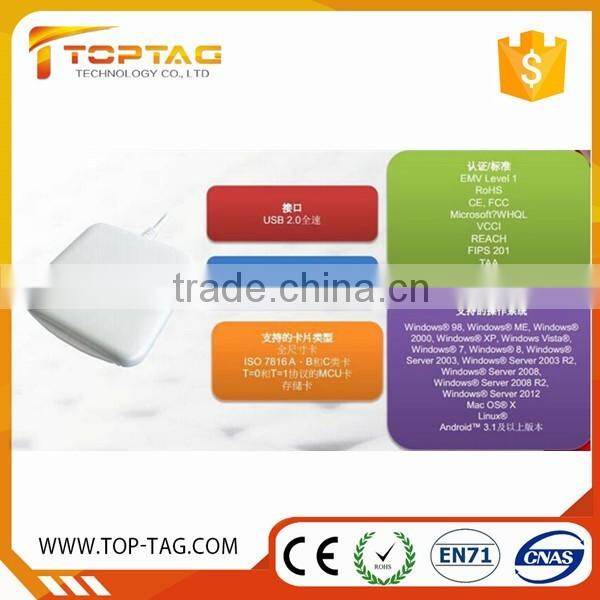 high quality smart card reader writer acr38u factory cheap price wireless android usb sim card reader