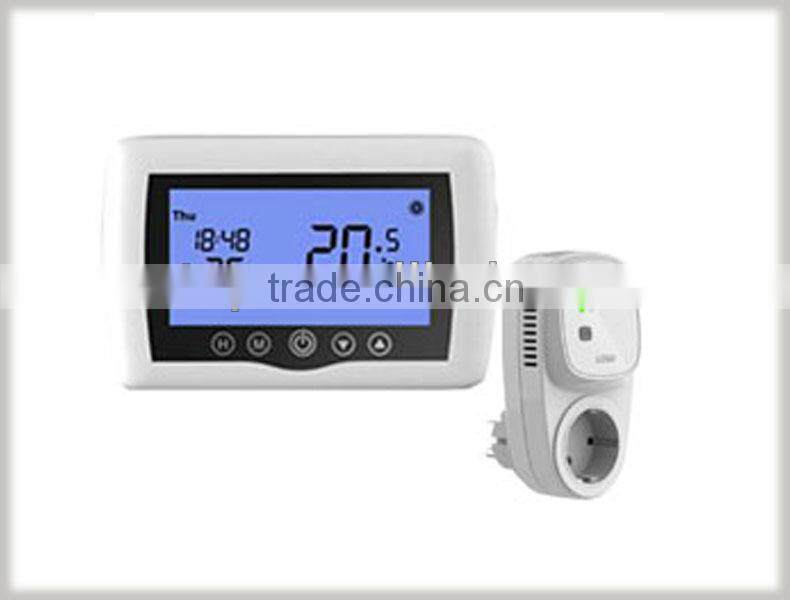 RF wireless heating room thermostat for gas boiler