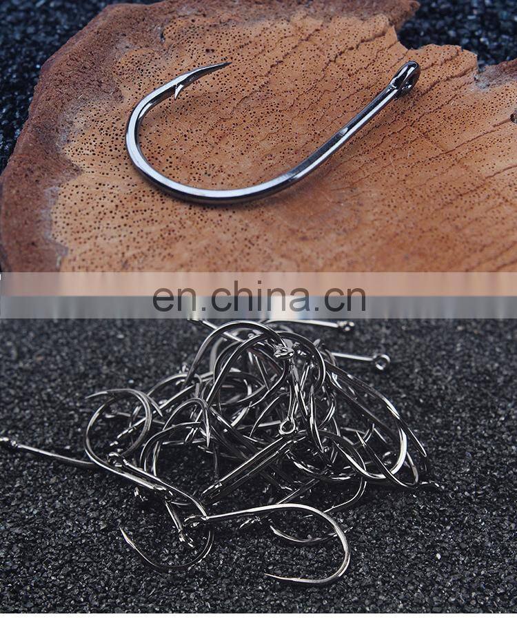 High carbon steel 10104 big fish hook mustad fishing hooks for saltwater sea fishing