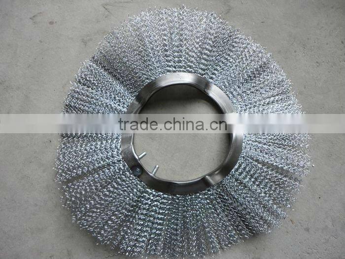 Customized road sweeper brush wire brush best quality