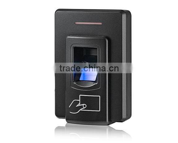 HSY-F109 Cheap price Time-out alarm Wiegand26 output fingerprint scanner rfid card reader with USB communication