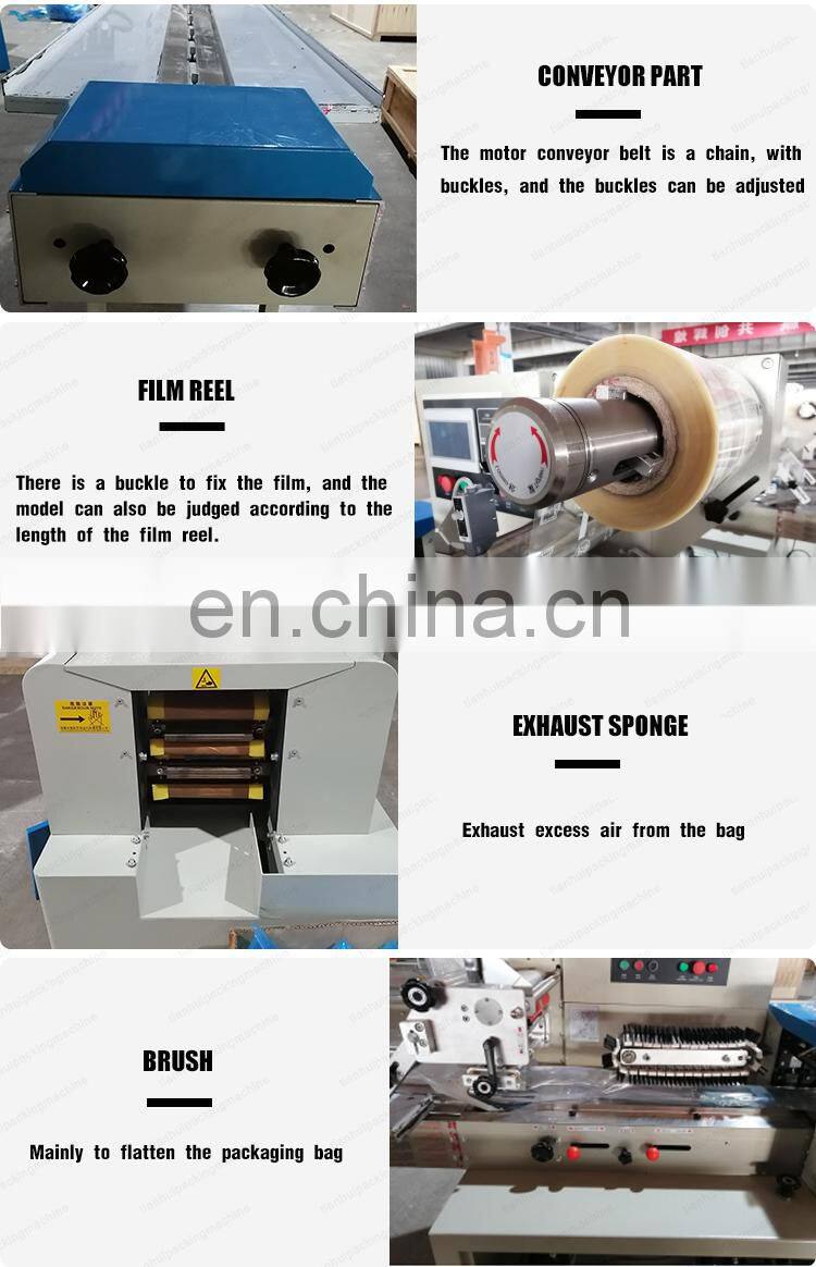 Factory price dessiccant snack bar packaging machine Automatic pillow packing machine