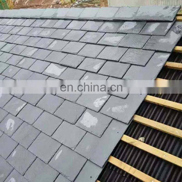 natural wall cladding decoration black slate culture stone
