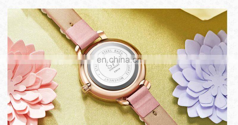 SHENGKE High School Students Watchs White Children Watch Young Girls Cute Wristwatchs Dropshipping Watches