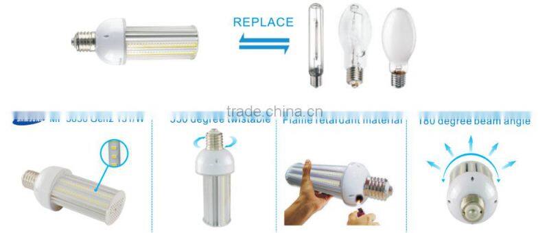 High Quality 40W Led Post Top Light:UL Standard,Sealing Fixture Available,360Degree,Replace105W CFL LED Light,5Years Warranty