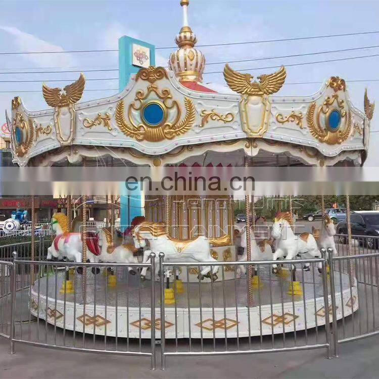 christmas carousel amusement park rides