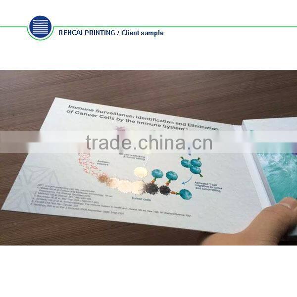 2016 China New Business Gift Paper Crafts Video Greeting Card