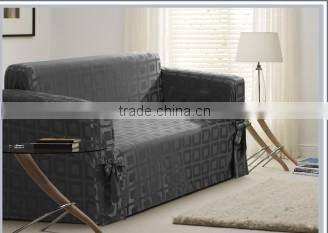 Ready made In Stock100% Polyester Simple Sofa Cover Design Fabric L Shape Sofa Cover With Love Set And Sofa Slipcover