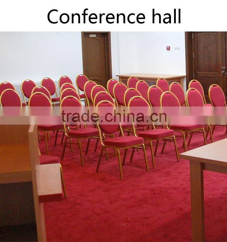 stack steel quality banquet chair used in hotel