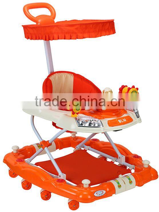 l Fashion Cartoon Rocking-horse Baby Walker With Push Bar BM1529P