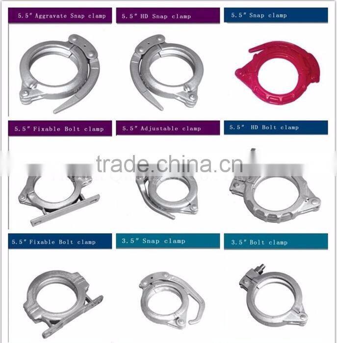DN125 casted pipe coupling for boom