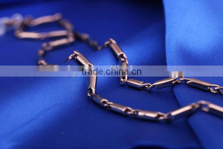 2015 china supplier jewellery fashion ornate jewelry chain decorative chain & coffee gold plated link chain