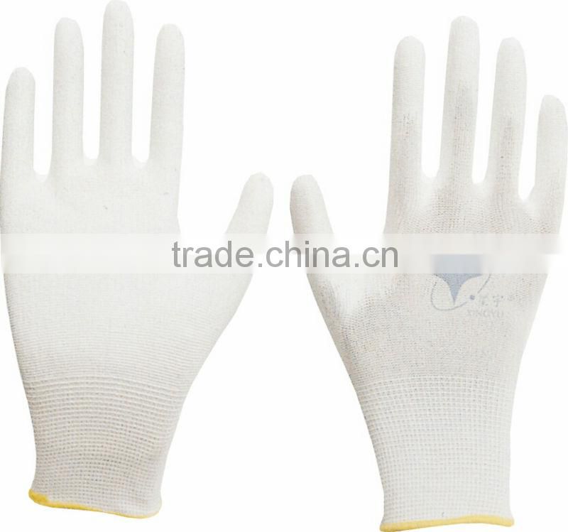 PU Coated Glove With Nylon Lining,pu palm coated glove