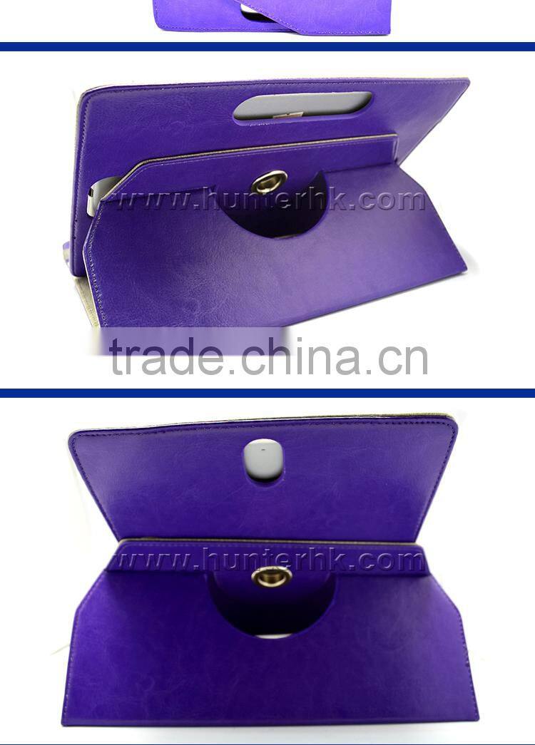 Purple Colour 3 Hole Tablet Case For iPad Pro