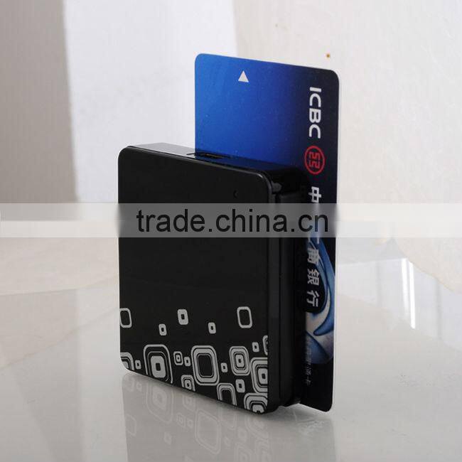 OEM 5v rechargeable power bank with CE&RoHs, with bulit-in Micro USB cable for sumsung or other smartphone