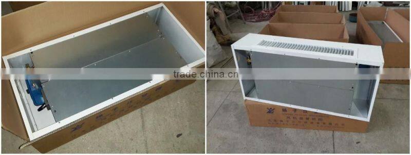 China manufacture high efficiency wall mounted horizontal fan coil unit for sale