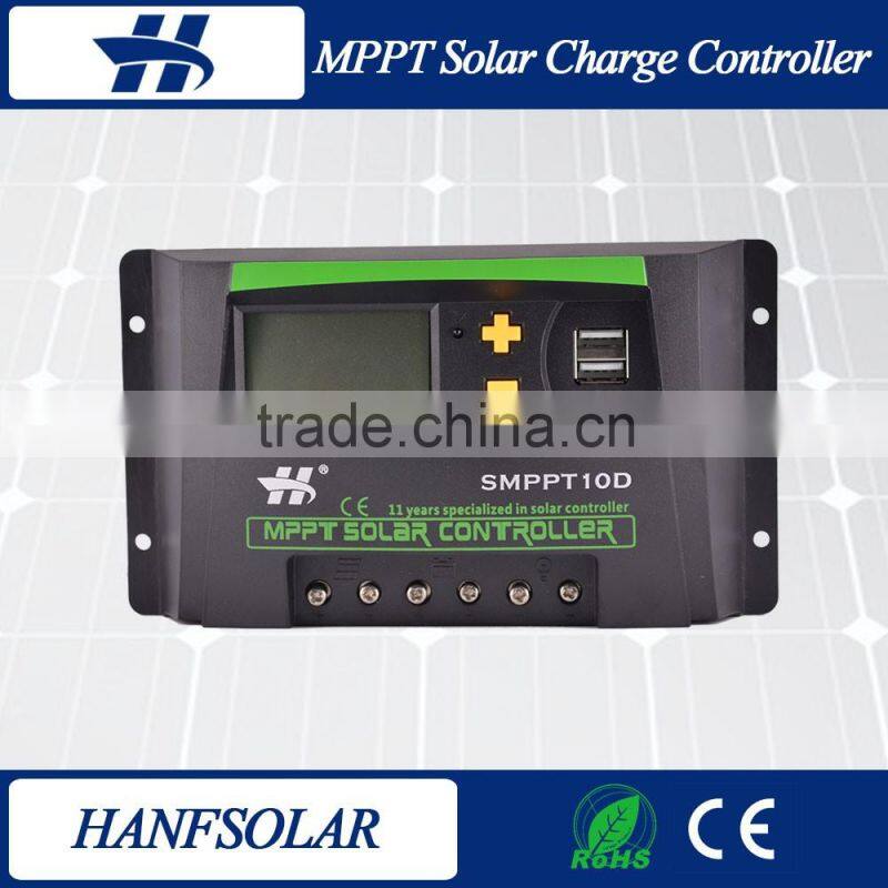 Hanf High quality instruction 10a solar charge controller