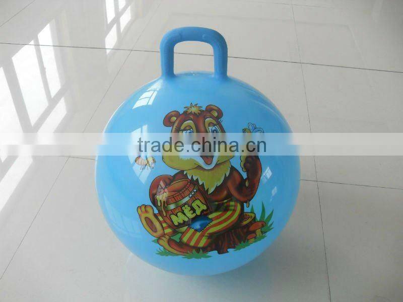 quadrate handle ball/bouncing ball/boucny hopper