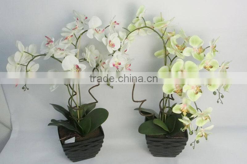 Best selling indoor decoration artificial flowers fake orchid
