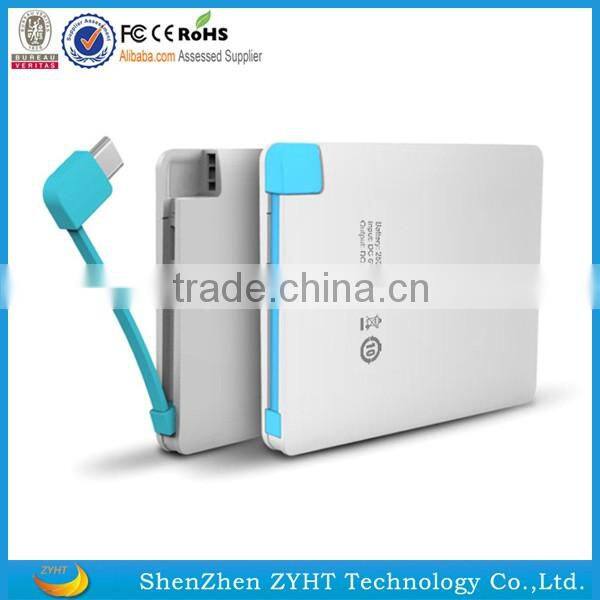 mini 2000mah portable power bank