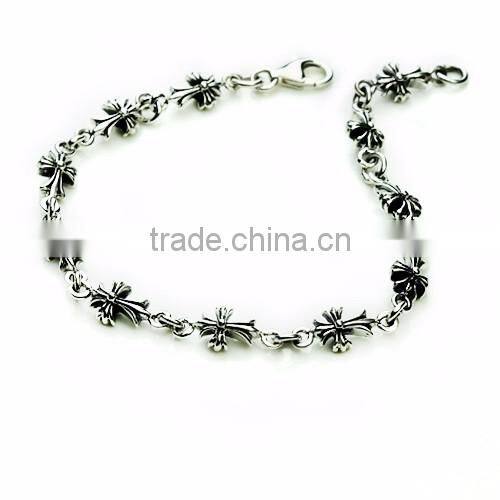 Wholesale Sterling silver charm DIY 925 sterling silver charm cross silver