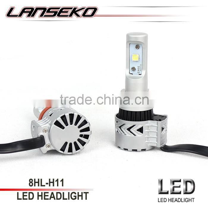 LSK wholesales price led headlight motorcycle single beam h9 led headlight