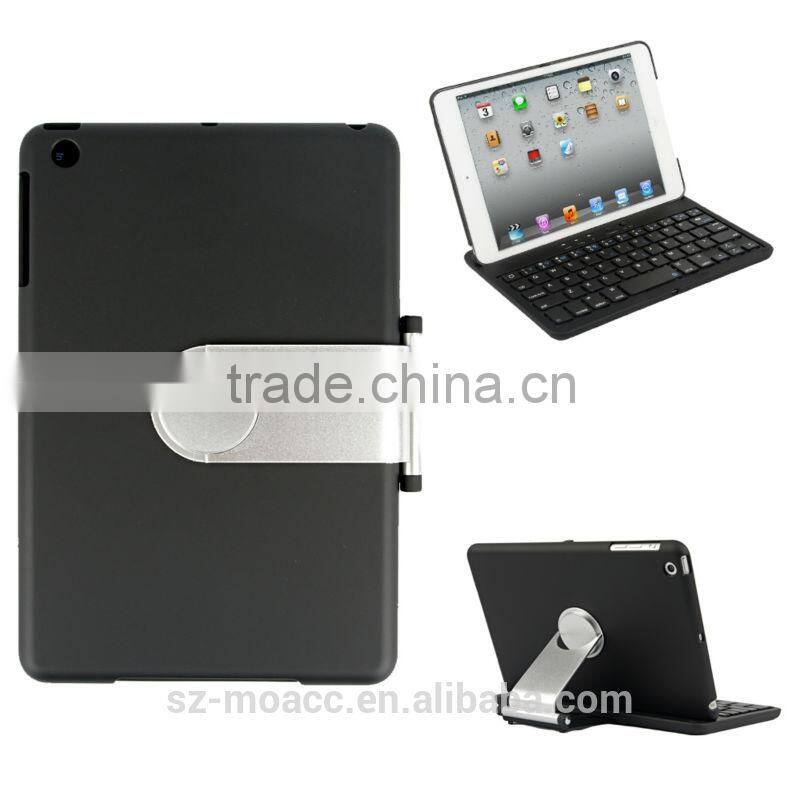 For iPad mini 2 Bluetooth Keyboard Case Cover with Stand and 360 Degree Rotating, bluetooth keyboard case for ipad mini 2