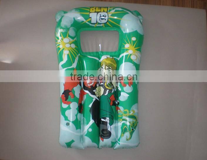 Inflatable water kickboard