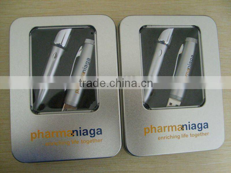 customized logo metal Pen Drive 2GB