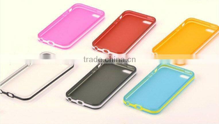 Super TPU +PC frame Combo Case Cover For iphone 5