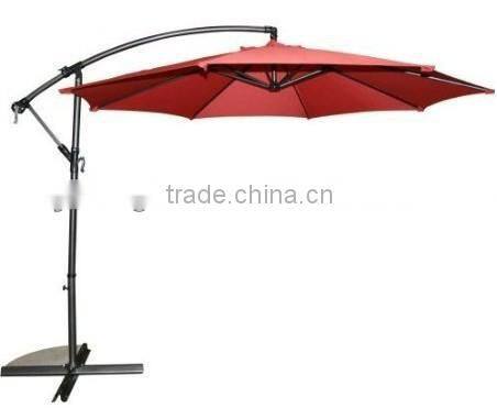 big outdoor umbrella- steel banana umbrella