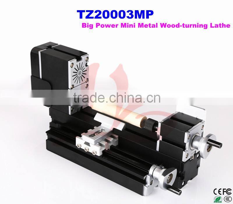 Big Power Mini Metal Wood-turning Lathe Softwood, hardwood can be processed mini wood lathe