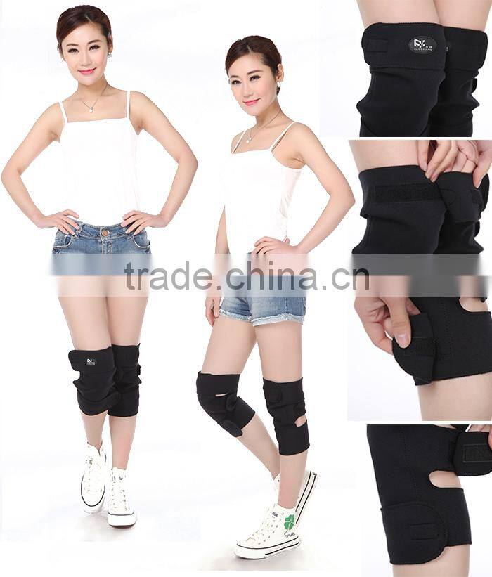Tourmaline heating knee pads