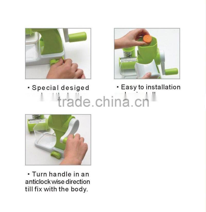 S/S+ABS+PS 26.5*10*23.6 Useful kitchen tools multifunctional manual vegetable slicer/manual vegetable grater