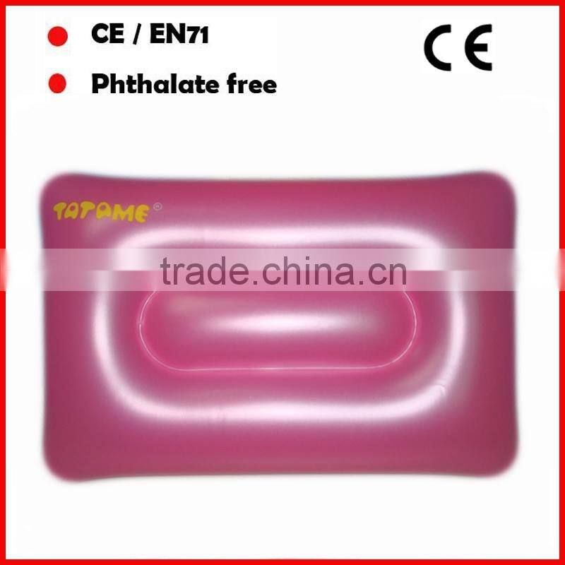 Frosted pvc inflatable pillow custom logo for promotion