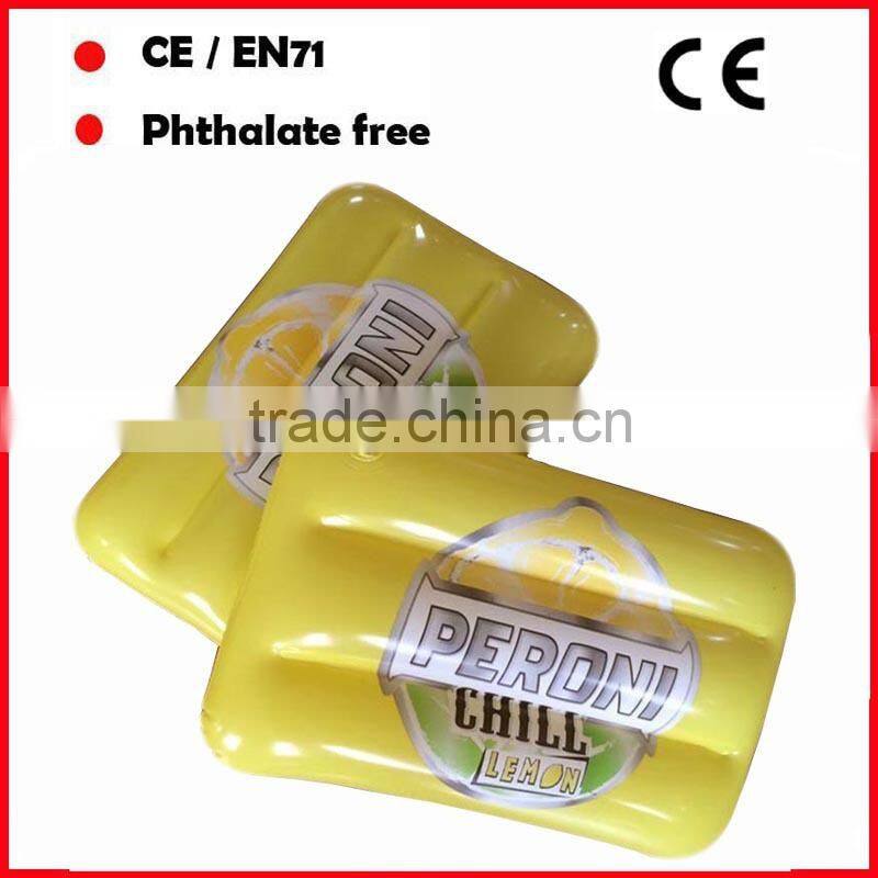 Blue PVC inflatable pillow air cushion for promotion