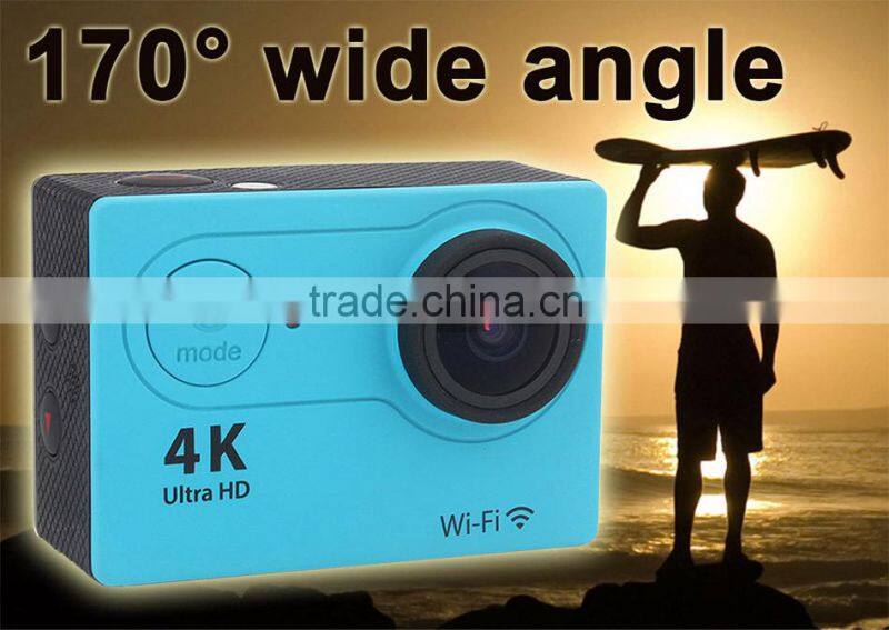HD 4K Video 170degrees Wide Angle Sports action Camera 2-inch Screen4K 25fps/ 2.7K 30fps/ 1080P 60fps wifi sport Cam