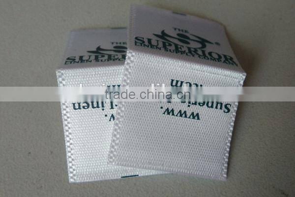 good quality custom polyester printed label for t-shirt