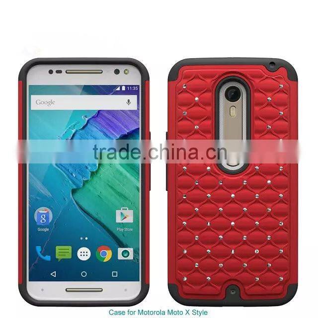 Keno New Products 2016 Mobile Accessories for MOTO X Style Case, Recycled Plastic Cell Phone Cases for MOTO X Style
