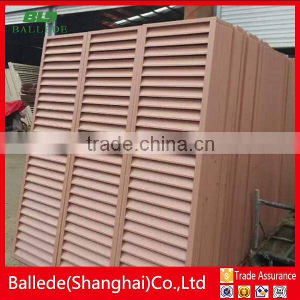 non standard custom Metal Wrap Louvers