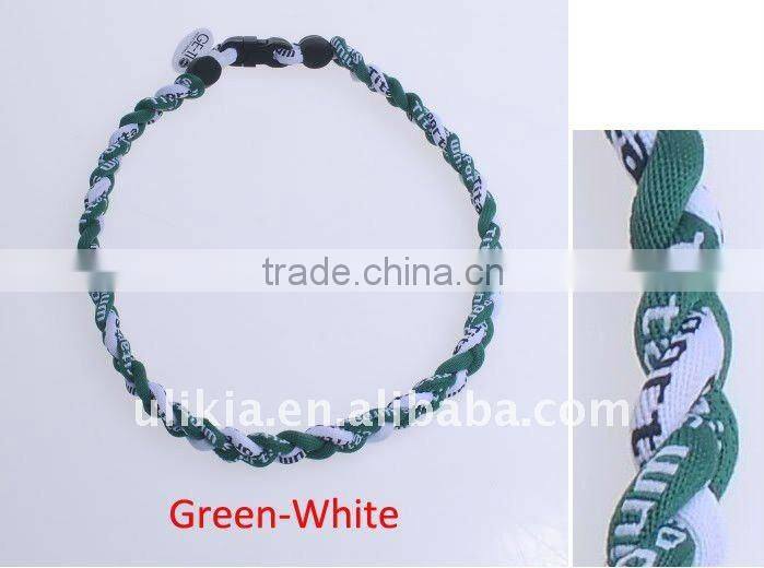 Germanium Titanium Baseball Sport Necklaces in Tornado style