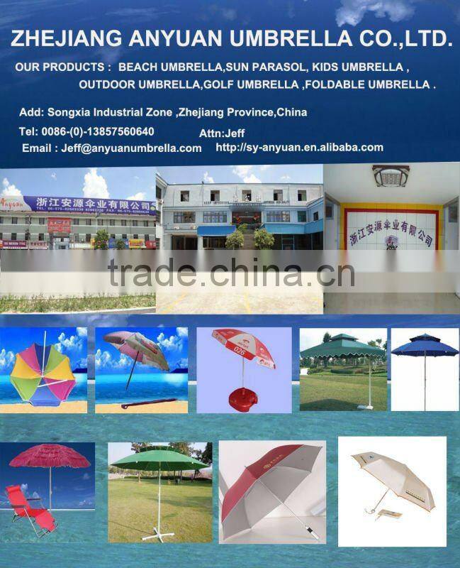 three foldable umbrella