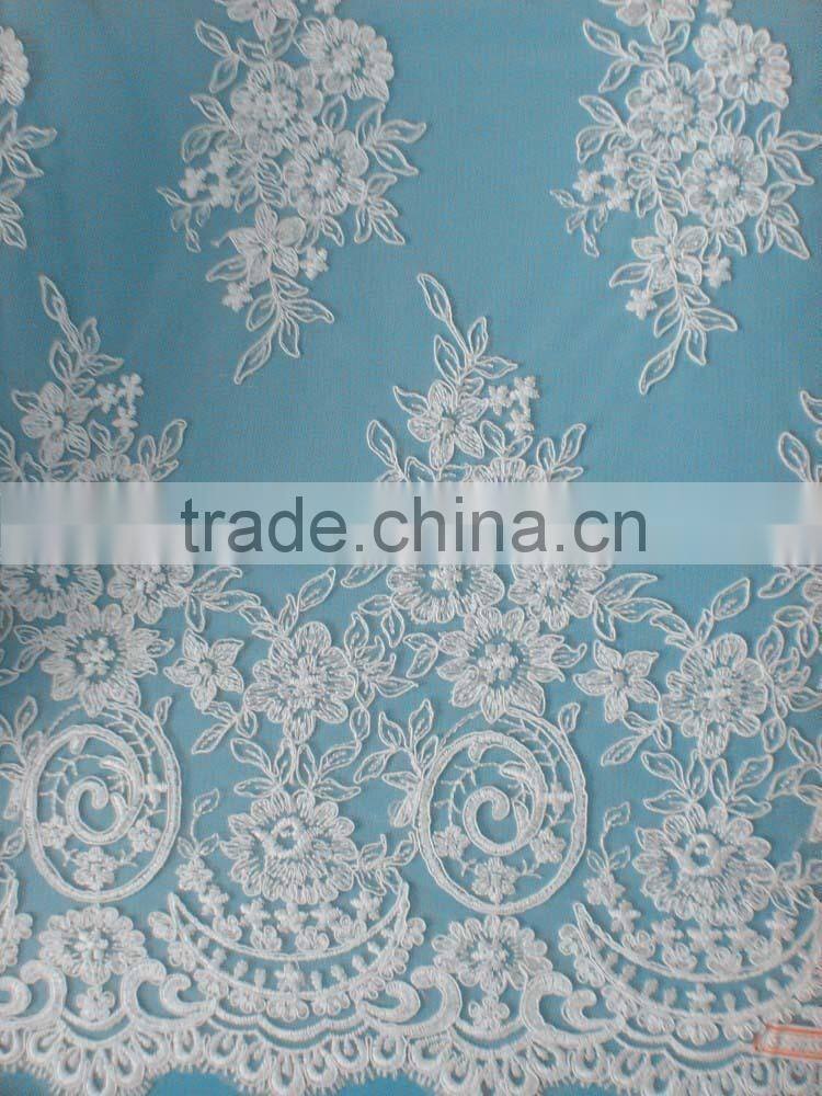 Newest style promotional cord laces fabric