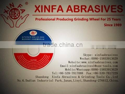 white aluminum oxide flat grinding wheel for grinding machine