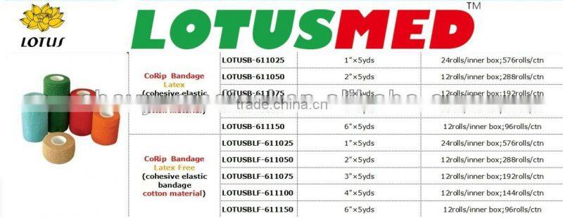FlexRip cotton flexible cohesive bandage