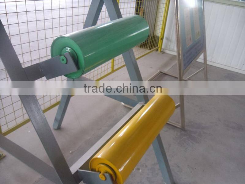 Industrial Machinery Parts Steel Tube Troughing Idler For Sand Making Plant