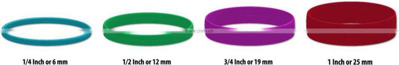 Custome Imprinted Silicone Wristbands For promotions
